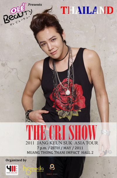 Jang Keun Suk 2011 Jang Keun Suk Asia Tour The Cri Show in Thailand